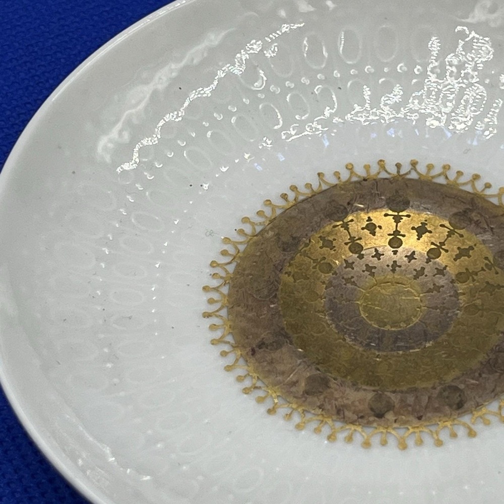 Rosenthal Studio Line Quatre Coleurs Butter Pat Vintage Germany Gold Center Dots - Picture 8 of 12